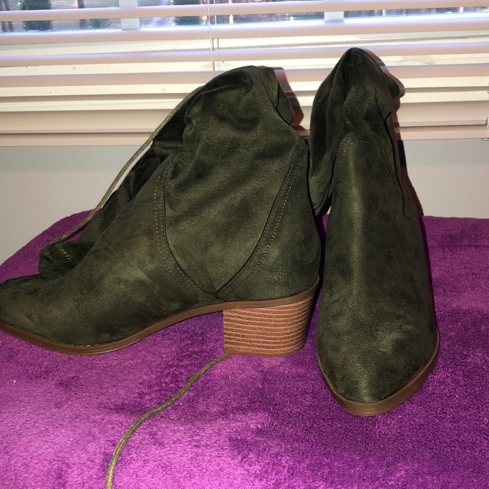 Olive knew high boots